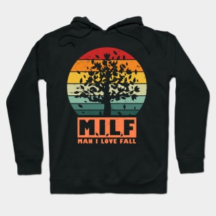 Autumn Fall Season MILF Funny Retro Vintage Meme Hoodie